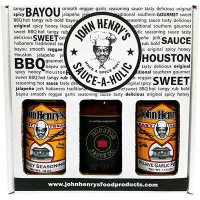 Sauce-A-Holic Combo Gift Packs ( Bayou Woodah 3 Pack )