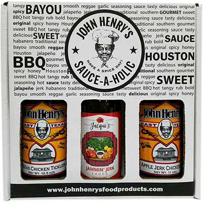 Sauce-A-Holic Combo Gift Packs ( Ya Man Jamaican Jerk Chicken 3 Pack )